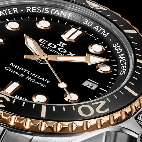 エネア EDOX（エドックス） ネプチュニアン グランデ リザーブ デイト