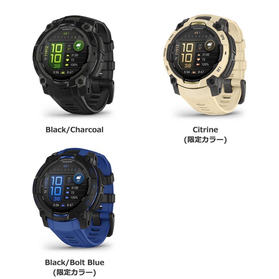 ガーミン GARMIN Instinct3 AMOLED 45mm インスティンクト3 アモレッド GPS スマートウォッチ 010-02936-30 010-02936-33 限定 日本正規品の画像