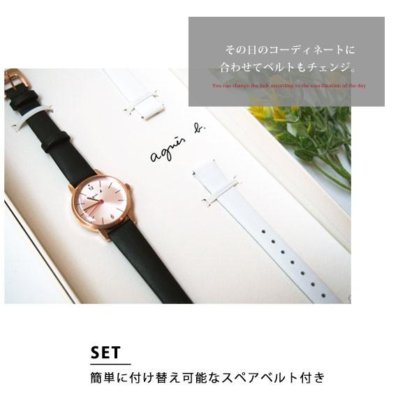 ショッパー付 アニエスベー 腕時計 レディース べーシック クロノ 