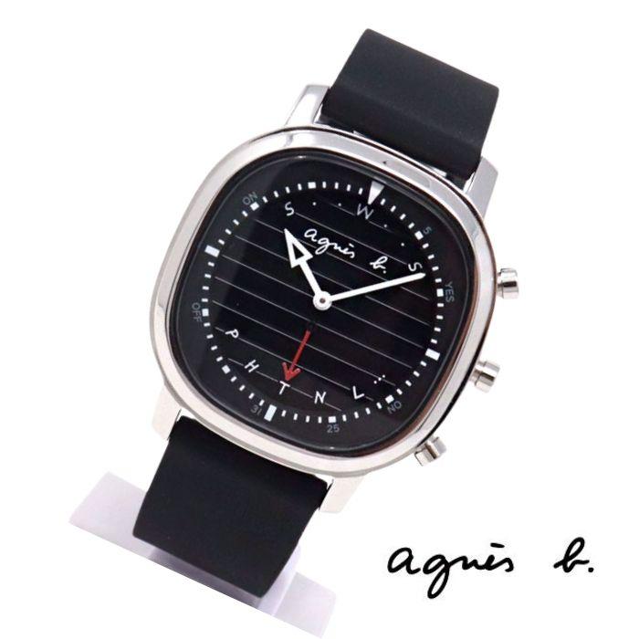 限定時計ケースおまけ特典付 アニエスベー 時計 メンズ レディース fcrb402 agnes b. アニエス ブラック ブラック 腕時計  誕生日プレゼント 記念日 Bluetooth :fcrb402-T4B4:copal Yahoo!shop - 通販 - Yahoo!ショッピング