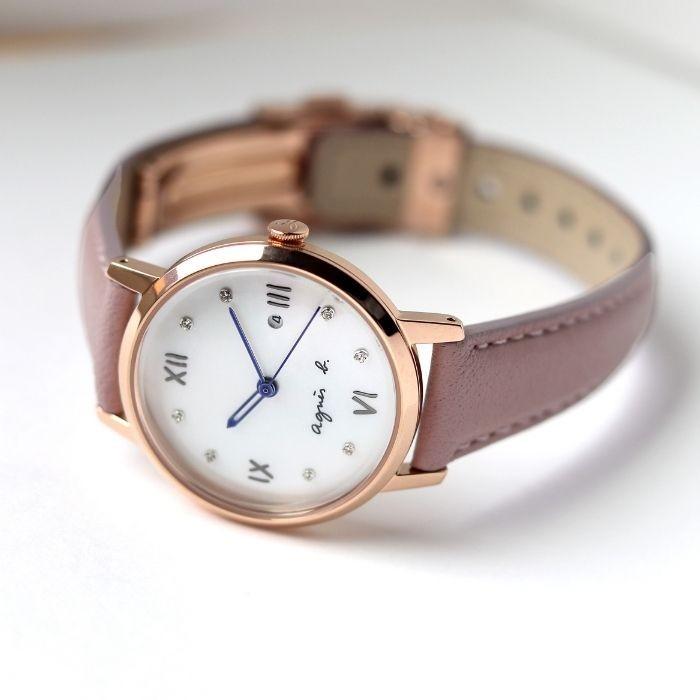 agnes b.（アニエスベー） ノベルティ付 時計 レディース 腕時計