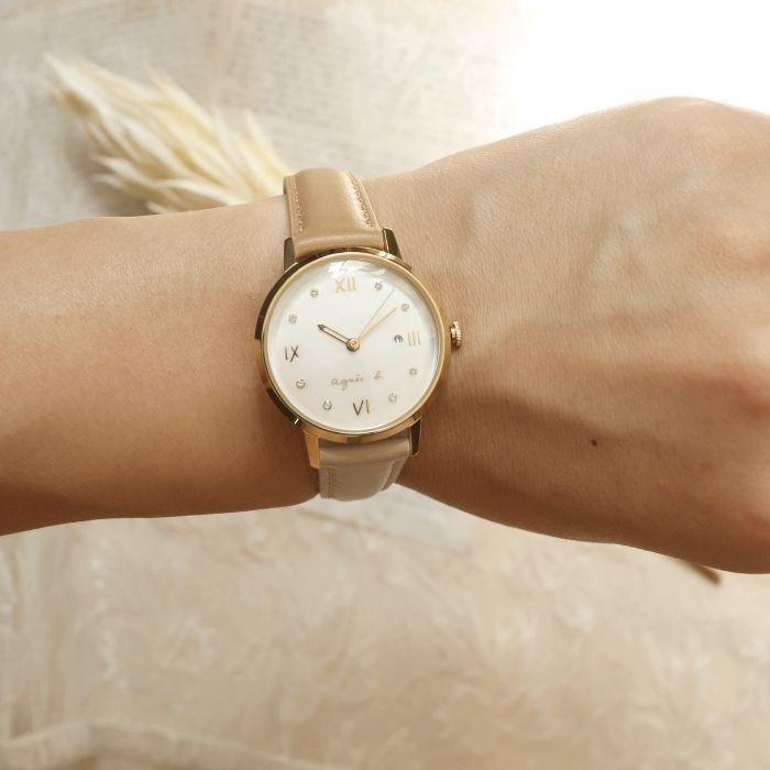agnes b.（アニエスベー） ノベルティ付 時計 レディース 腕時計