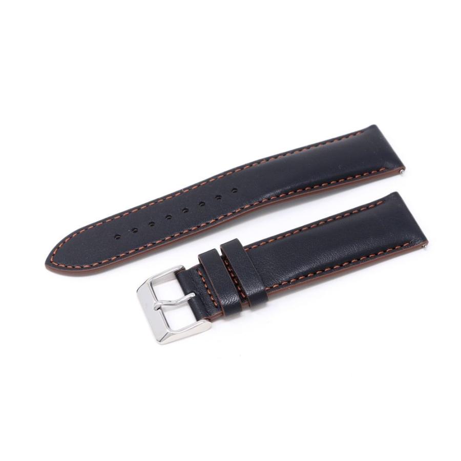 SEIKO（セイコー） 時計ベルト 22mm メンズ 純正 レザー 牛革 スムース