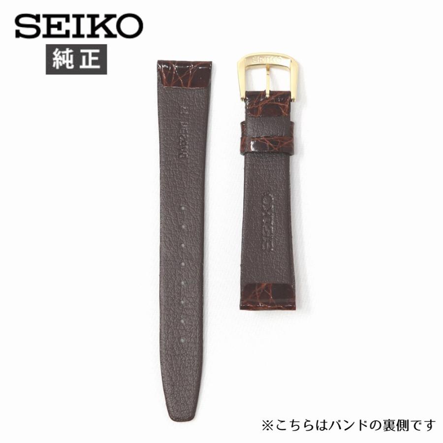 ち*ゲ様 早い物勝ち⭐︎SEIKO advan 時計ベルト SEIKO 17mm セイコー 純正 バンド ベルト ワニサイド 腕時計