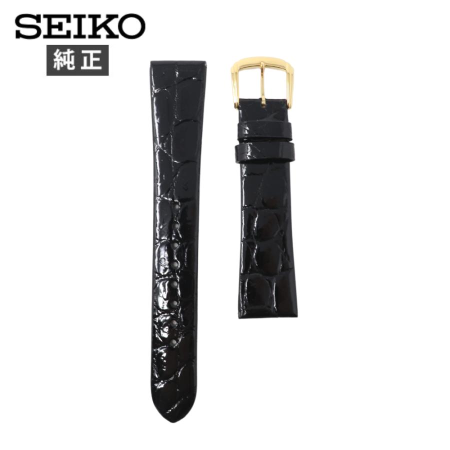 SEIKO セイコー 純正 ベルト クロコダイル DA08 18mm メンズ SEIKO セイコー 純正 ベルト クロコダイル DA08 18mm メンズ