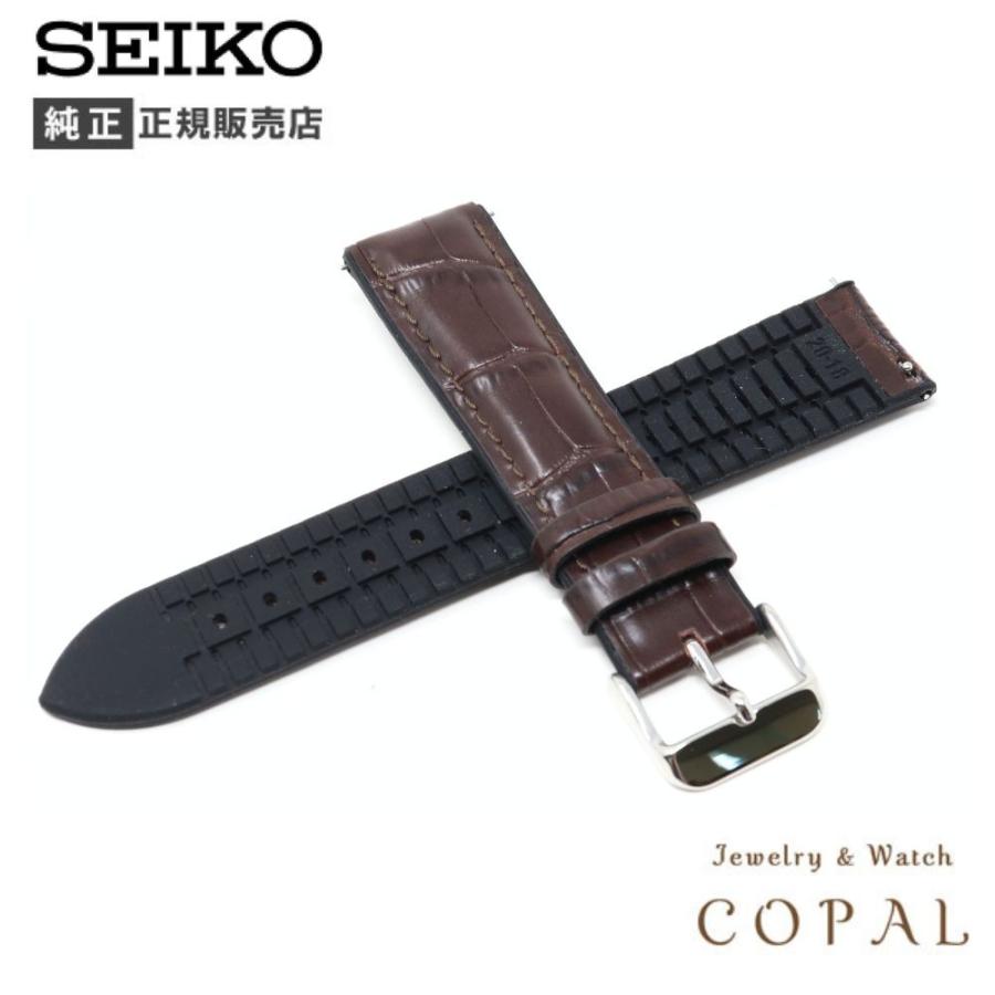 SEIKO（セイコー） 20mm 純正 ベルト 革 ラバー RS02C20BN 時計 交換