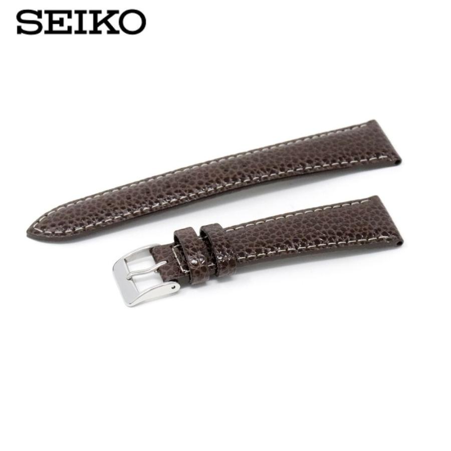 SEIKO（セイコー） 19mm 純正 バンド 牛 革 シュリンク DXG9 ブラウン