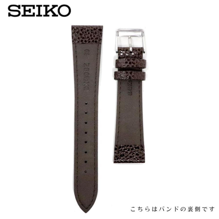 SEIKO（セイコー） 19mm 純正 バンド 牛 革 シュリンク DXG9 ブラウン