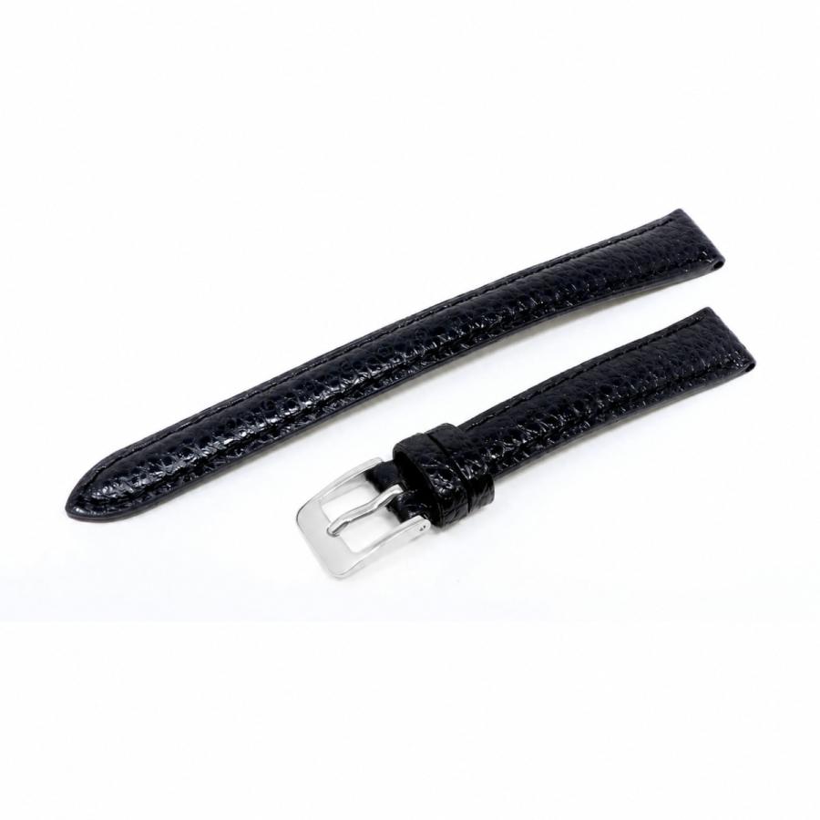 SEIKO（セイコー） 12mm 純正 バンド 牛 革 シュリンク DAD9R 黒