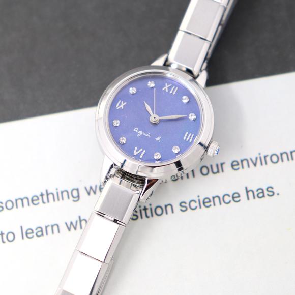 ショッパー付 アニエスベー アニエス agnesb 腕時計 ソーラー  