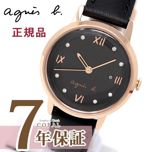 アニエスベー 時計 レディース Fcsk912 ペアウォッチ 革ベルト ブラック ピンクゴールド アニエス 腕時計 アニエスb Agnes B プレゼント 芸能人愛用