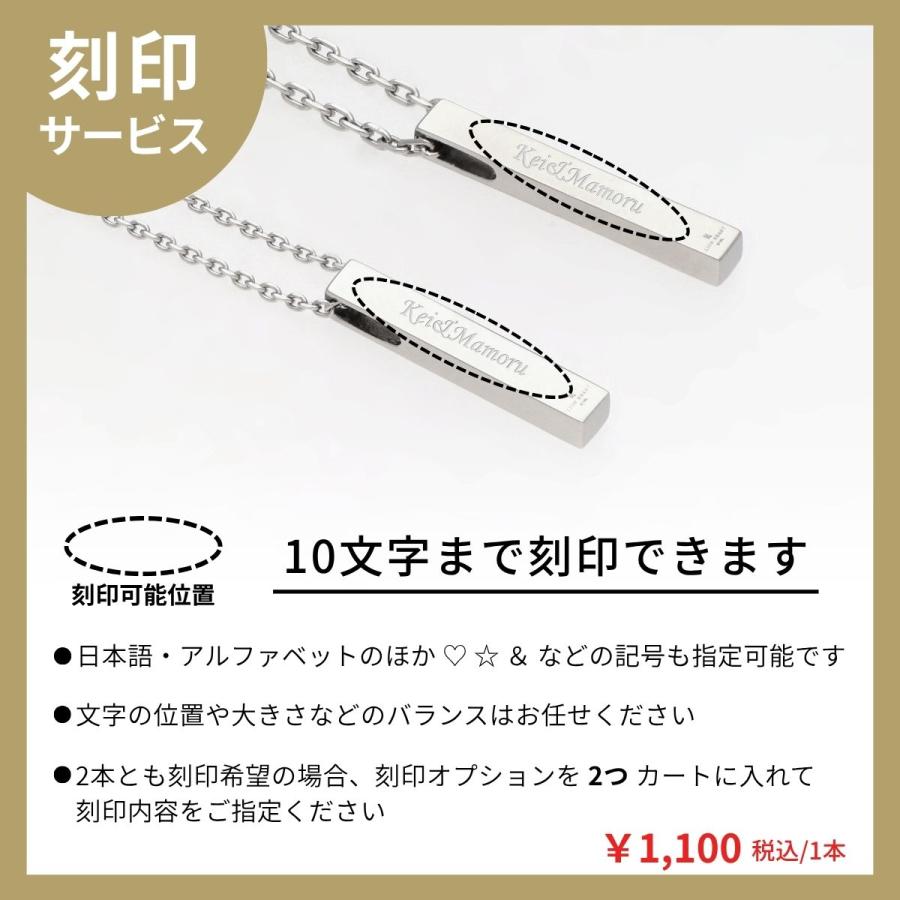 ステンレスペアネックレス LION HEART ペア カップル お揃い 誕生日プレゼント ギフトの画像
