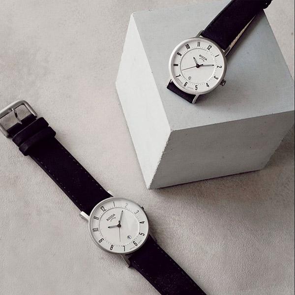 レザーペアウォッチ BOCCIA TITANIUM ペア カップル お揃い 誕生日