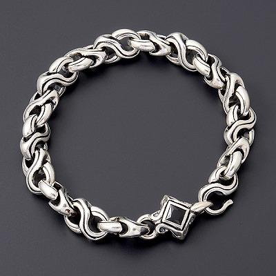 M's collection シルバー ブレスレット 彼氏  プレゼント エムズコレクション 誕生日 メンズ  プレゼントの画像