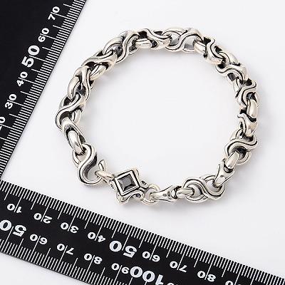 M's collection シルバー ブレスレット 彼氏  プレゼント エムズコレクション 誕生日 メンズ  プレゼントの画像