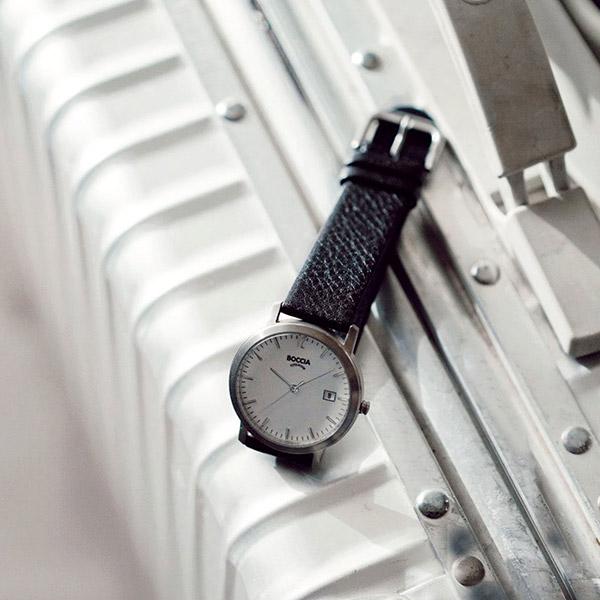 【新品電池】BOCCIA TITANIUM チタン メンズ腕時計 レザーウォッチ BOCCIA TITANIUM メンズ 彼氏 男性 誕生日 プレゼント