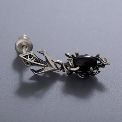 M's collection シルバー ピアス 片耳用 彼氏 誕生日 ギフトラッピング
