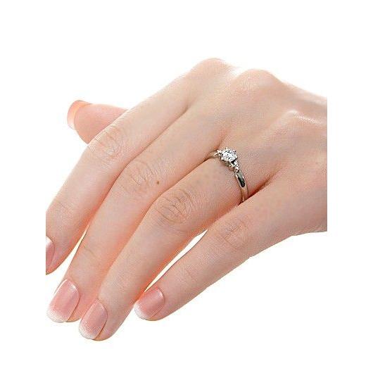 プラチナ エンゲージリング 婚約指輪 リング 指輪 ダイヤモンド 名入れ