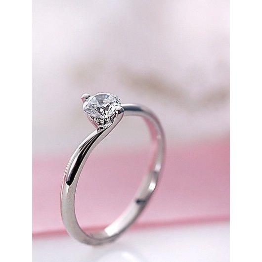 プラチナ エンゲージリング 婚約指輪 リング 指輪 ダイヤモンド 名入れ