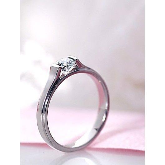 プラチナ マリッジリング 結婚指輪 リング 指輪 ダイヤモンド 名入れ