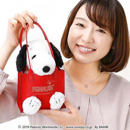 スヌーピー 誕生石 ネックレス ぬいぐるみ付 ギフトセット プレゼント 彼女 女性 レディースの画像