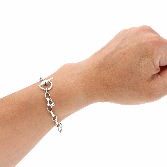 シルバーブレスレット AQUA SILVER メンズ 彼氏 男性 誕生日プレゼント