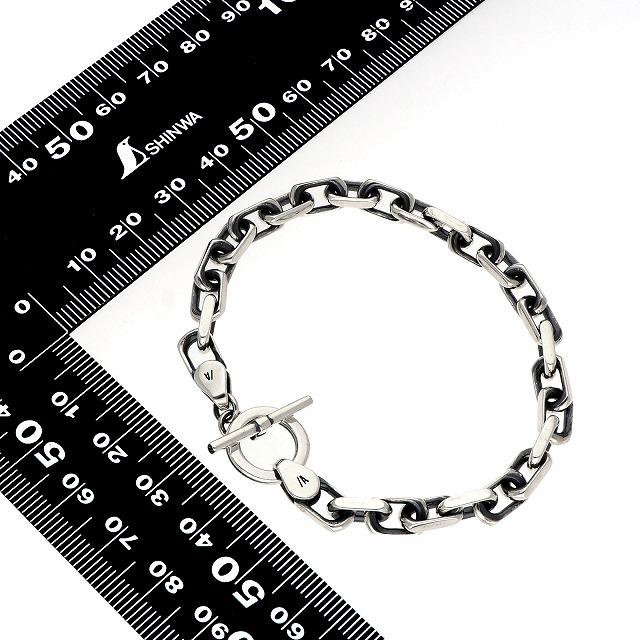 シルバーブレスレット AQUA SILVER メンズ 彼氏 男性 誕生日プレゼント
