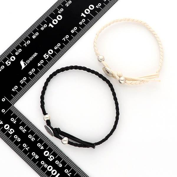 AQUA SILVER（アクアシルバー） コードペアブレスレット ペア カップル