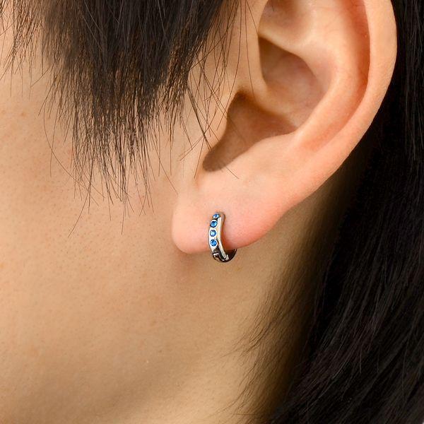 AZZURRO シルバー ピアス 片耳用 彼氏 メンズ プレゼント アズーロ