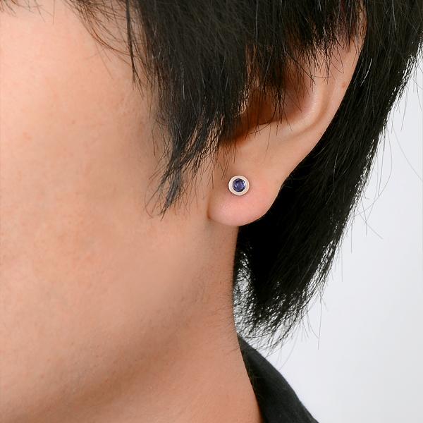 AZZURRO シルバー ピアス 片耳用 彼氏 メンズ プレゼント アズーロ