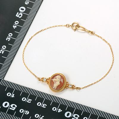 ゴールド ブレスレット ダイヤモンド 彼女 プレゼント 誕生日 レディース プレゼントの画像