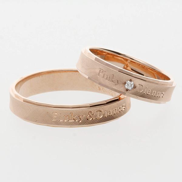 PINKY&DIANNE（ピンキー アンド ダイアン） ペアリング 指輪 ピンク