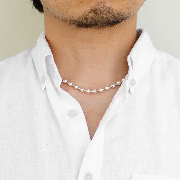 シルバーネックレス M's collection メンズ 彼氏 男性 誕生日 ギフト プレゼント_5
