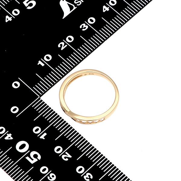 イエローゴールドリング Sweet10Diamond レディース 彼女 女性 誕生日プレゼント ギフト 結婚10周年 結婚記念日の画像