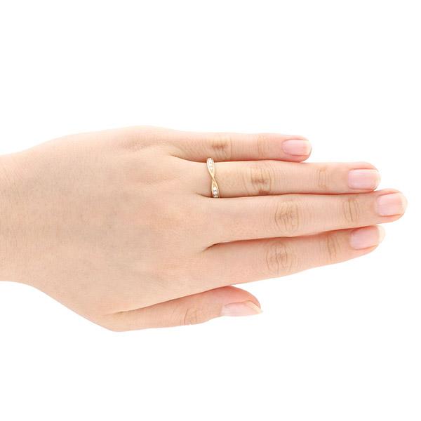 イエローゴールドリング Sweet10Diamond レディース 彼女 女性 誕生日プレゼント ギフト 結婚10周年 結婚記念日の画像