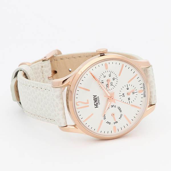 [美品］【HENRY LONDON】　腕時計　レザーウォッチ HENRY LONDON 腕時計 レザーウォッチ ヘンリーロンドン