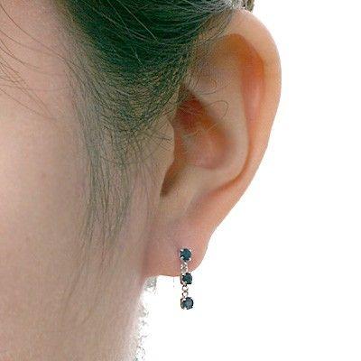 CLICK・ピアス ホワイトゴールド ピアス 彼女 プレゼント クリックピアス 誕生日 レディース プレゼントの画像