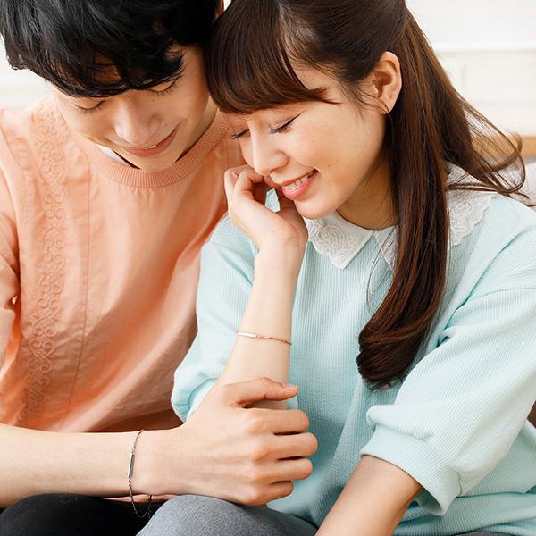THE KISS ペアブレスレット 刻印 ザ・キッス 選べる 誕生石 THE KISS ペアブレスレット 刻印 ザ・キッス 選べる 誕生石