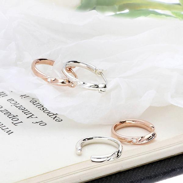 THE KISS ザ・キッス シルバー ペア ピアス 片耳用 2個セット