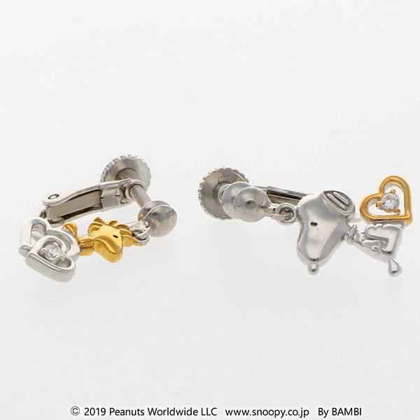 SNOOPY（スヌーピー） ウッドストック イヤリング レディース ウッド 