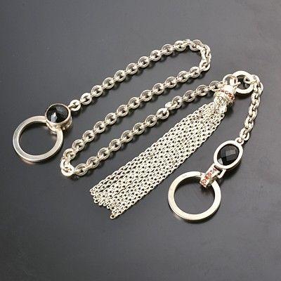 HOLLOOW シルバー ウォレットチェーン 彼氏 メンズ  プレゼント ホロー 誕生日 メンズ  プレゼントの画像