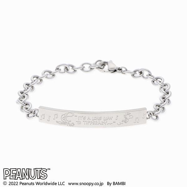 ステンレスブレスレット(PEANUTS×ファイテン) SNOOPY(スヌーピー