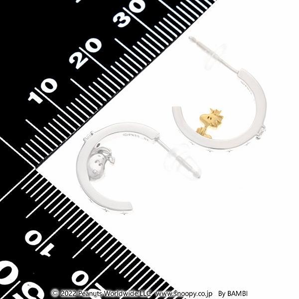 スヌーピー ピアス ぬいぐるみ付 ギフトセット レディース 両耳用 ウッドストック プレゼント 女性 彼女の画像