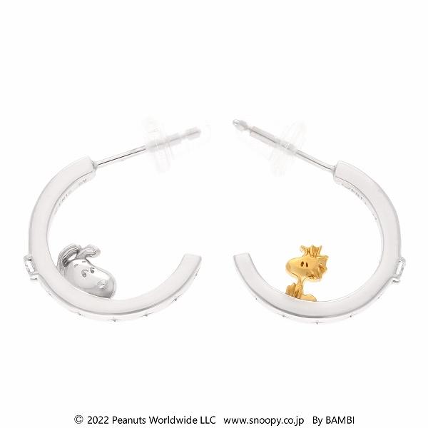 SNOOPY（スヌーピー） ウッドストック ピアス 両耳用 レディース