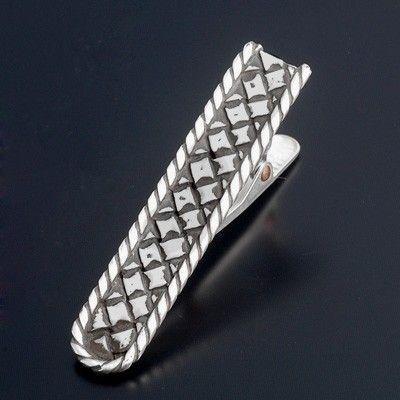 【21日までポイント5倍！】 ケンブラッド KEN BLOOD シルバー タイピン メンズ 編みこみ ネクタイピン ot KB-KP-318 送料無料 KENBLOOD シルバー ネクタイピン 彼氏 プレゼント ケンブラッド 誕生日