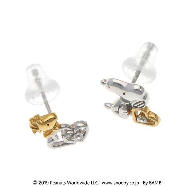 SNOOPY（スヌーピー） ウッドストック ピアス 両耳用 ぬいぐるみ付