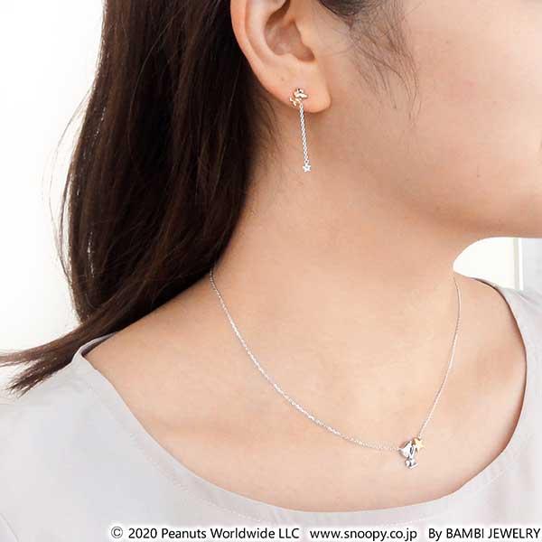 SNOOPY（スヌーピー） ウッドストック ピアス 両耳用 レディース