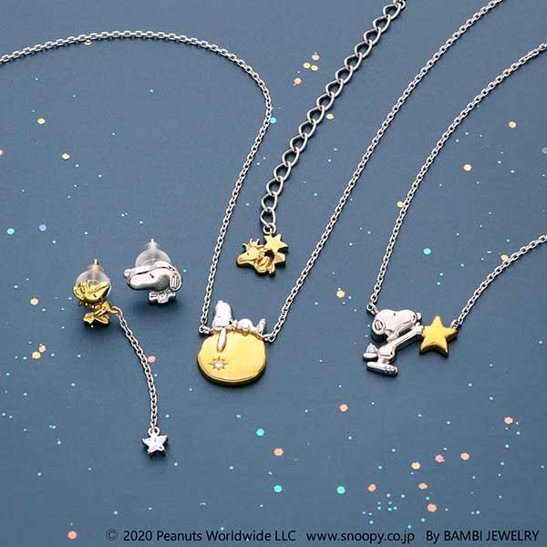 SNOOPY スヌーピー ウッドストック ピアス 両耳用 レディース