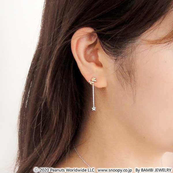 SNOOPY（スヌーピー） ウッドストック ピアス 両耳用 レディース