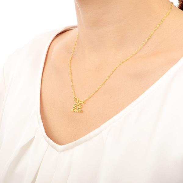 ネックレス付メッセージカード 5108 レディース 彼女 女性 誕生